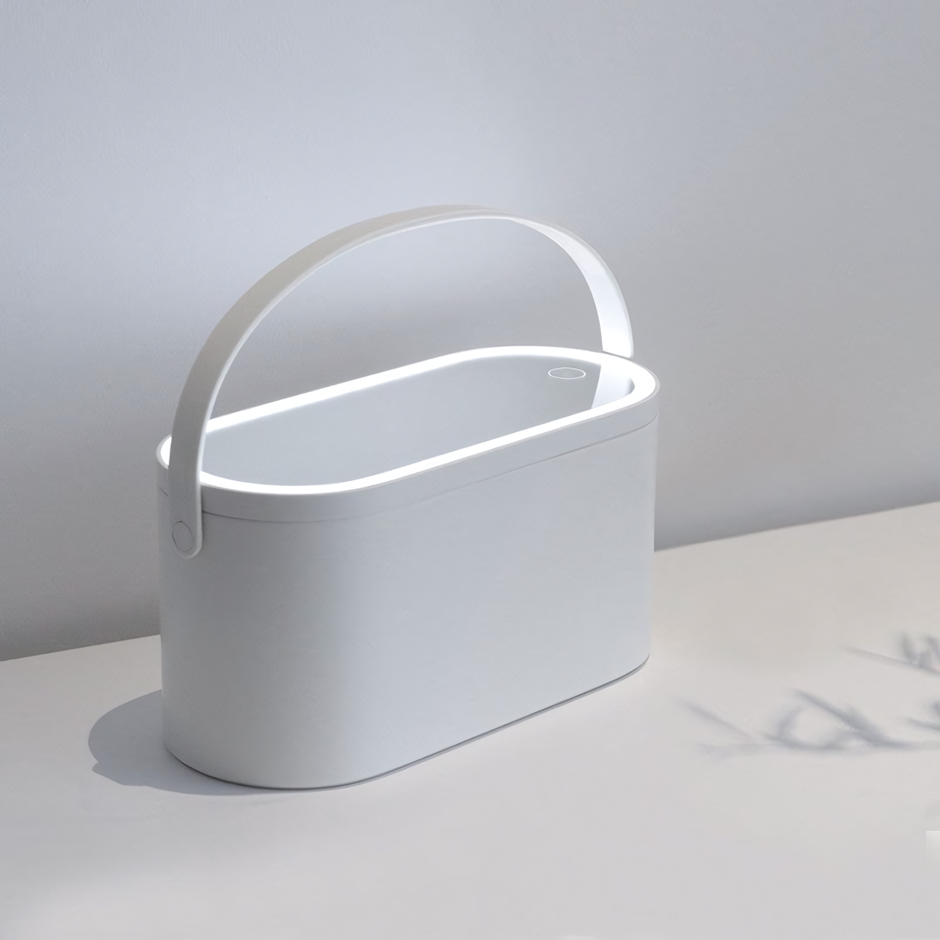 LED Makeup Mirror with Storage Box