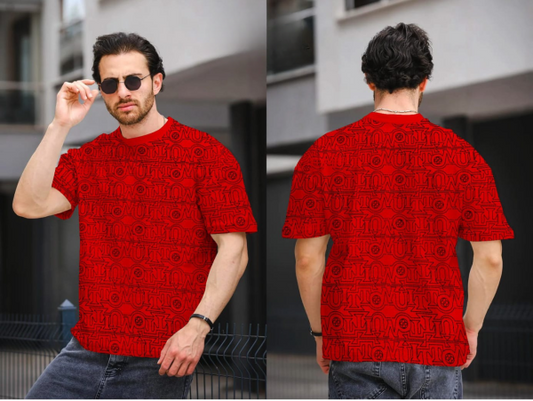 Oversized Cotton Printed T-shirt For Men