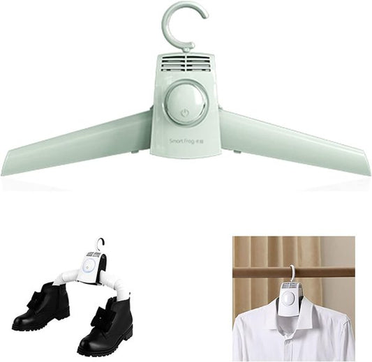 Portable Clothes Dryer, Fast Drying Cloth Suit Hanger Dryer, Electric Folding Clothes Shoes Drying Hangers