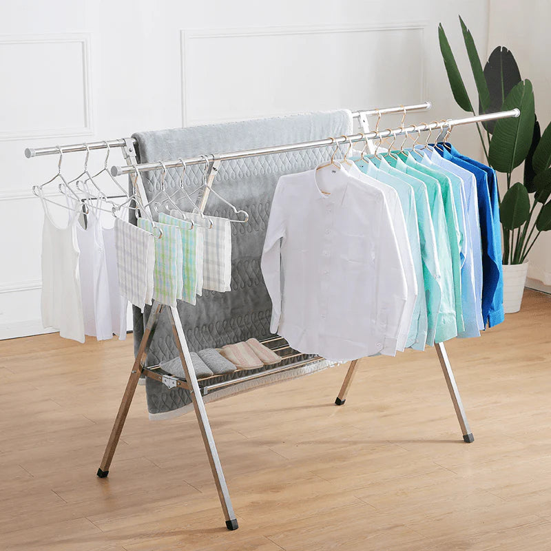 WM Retractable Clothes Rack